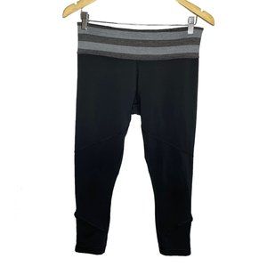Lululemon Ruffle Zippered Hem Crop Leggings